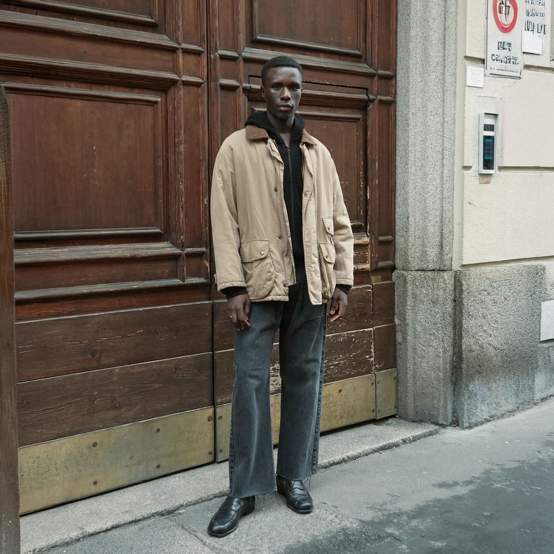 Yves Saint Laurent Pour Homme 패치워크 워크 자켓 상품이미지1