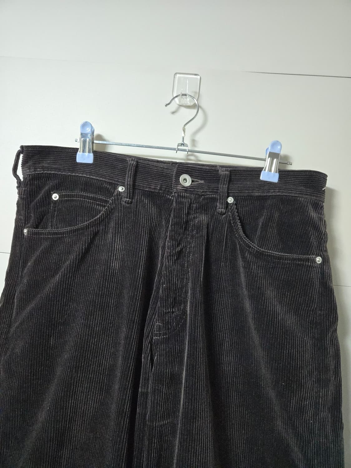 오라리 코르듀이 팬츠 다크 브라운 사이즈 3 (실측참조) 상품이미지2