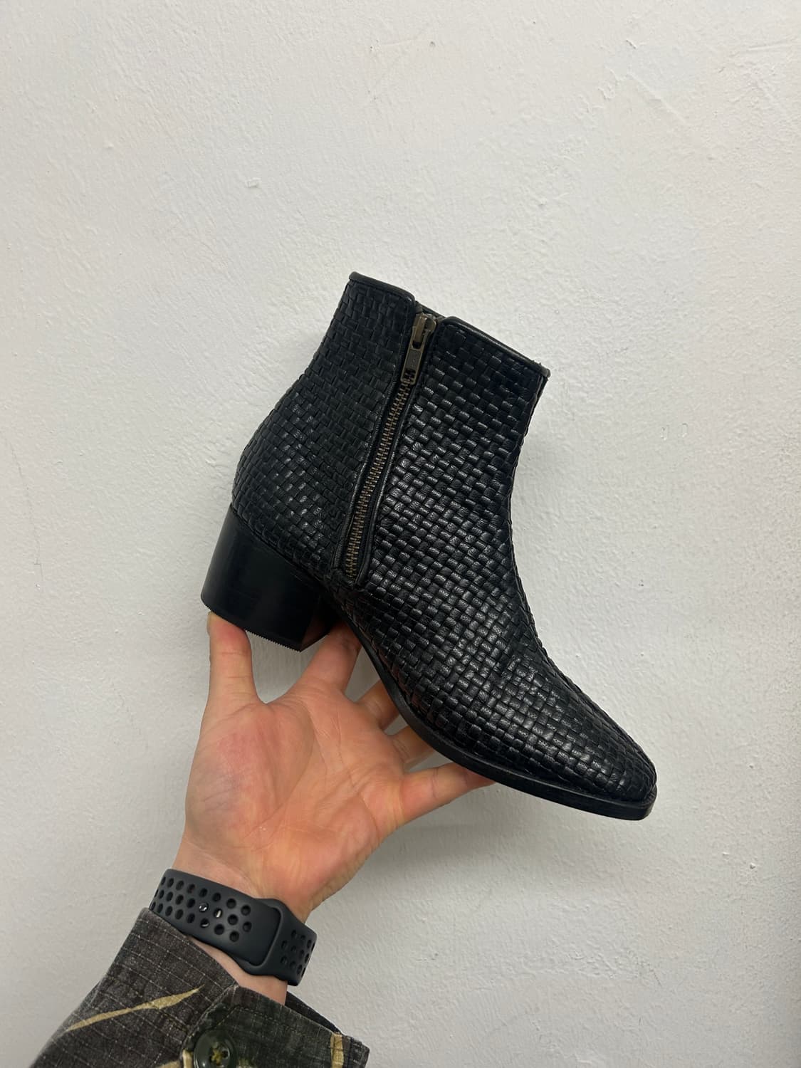 St. Agni 세인트아그니 우븐 레더 부츠 230 상품이미지4