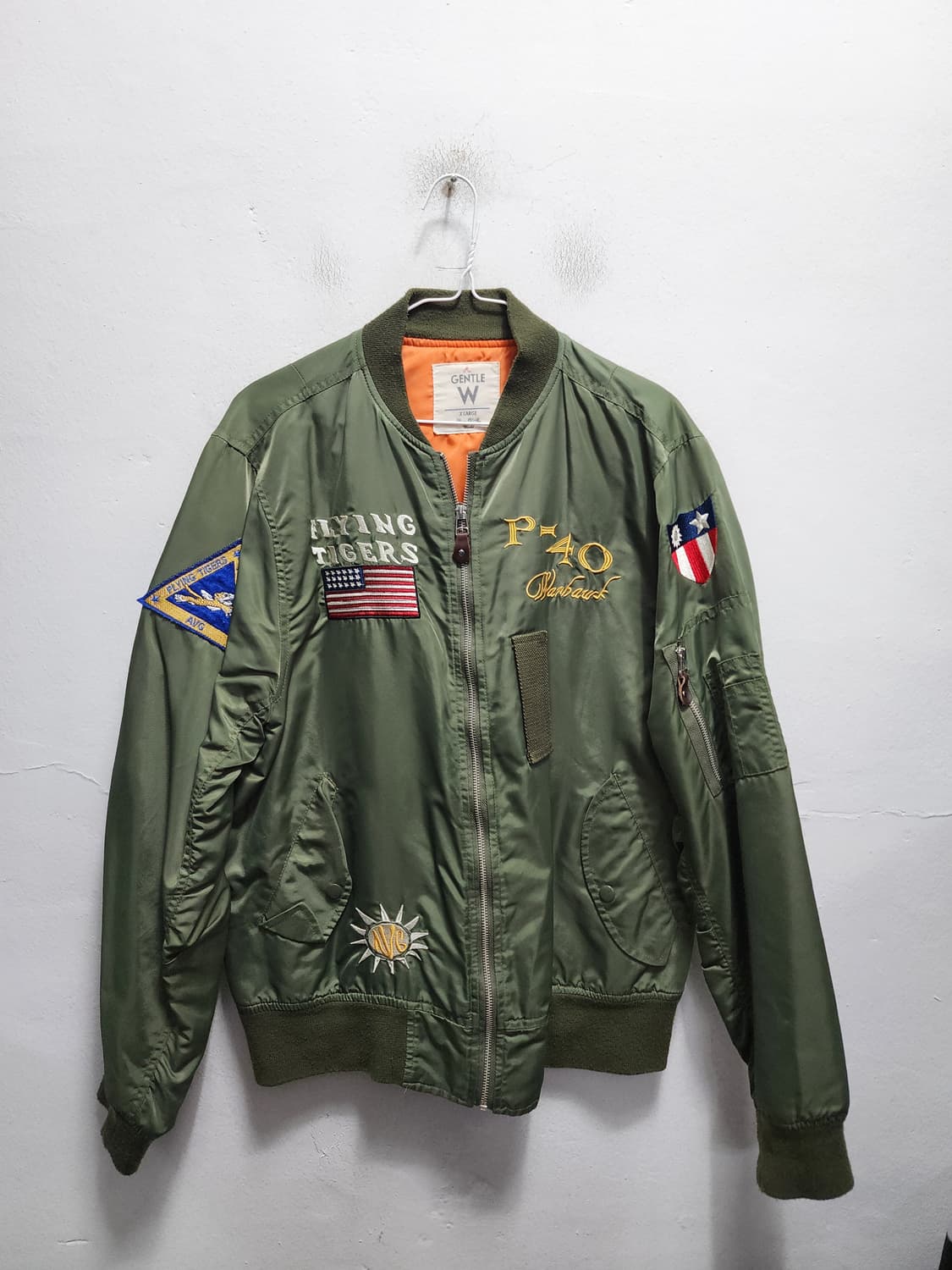 플라잉타이거 자수로고 항공점퍼  상품이미지2