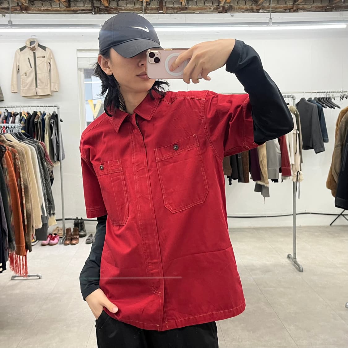 [OS] 일본 빈티지 반팔 집업 자켓 상품이미지6