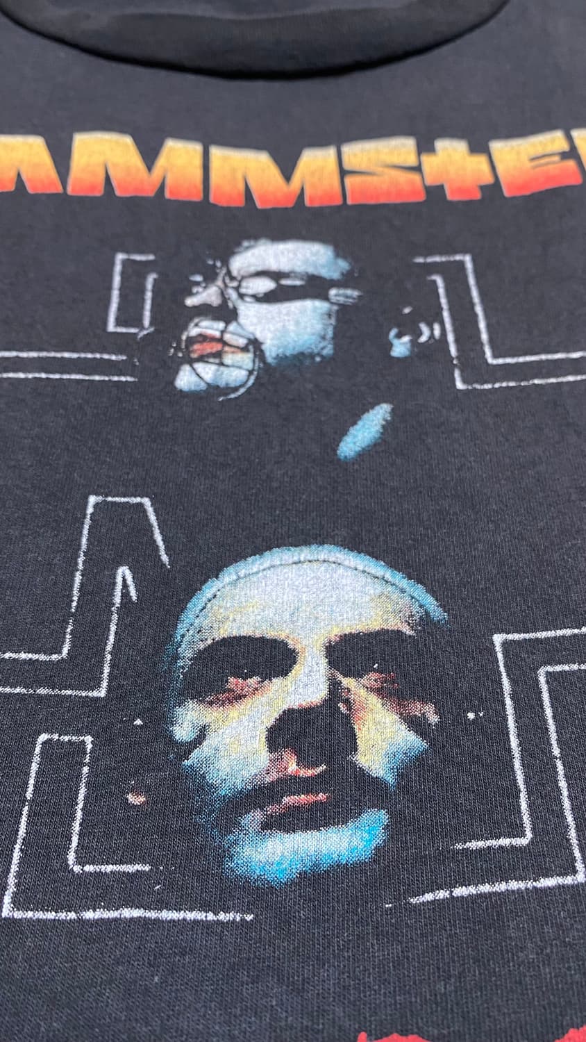 빈티지 rammstein 람슈타인 밴드 티셔츠 xl 2xl 상품이미지3