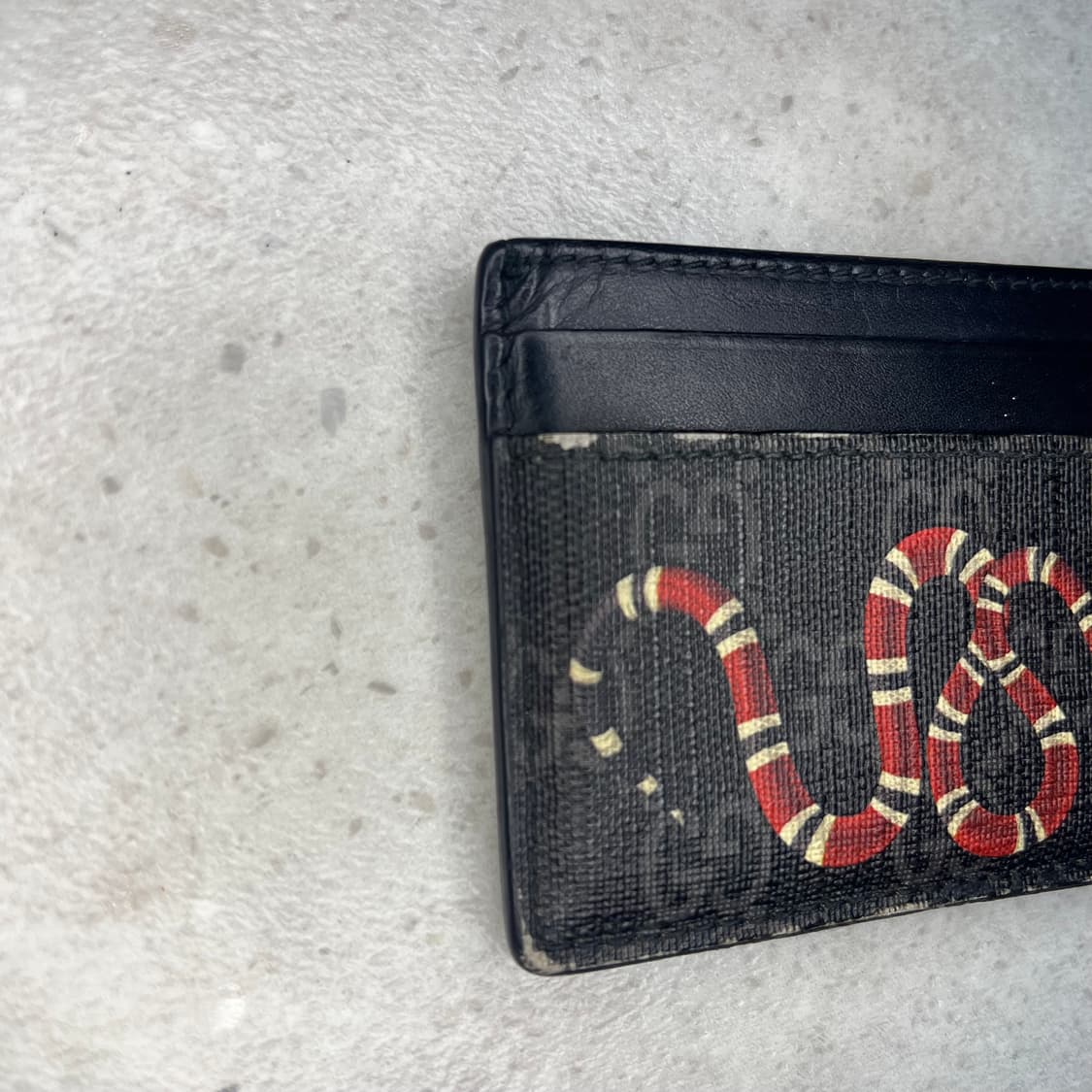 [정품] (풀구성) 구찌 GG 수프림 킹스네이크 카드지갑 상품이미지4