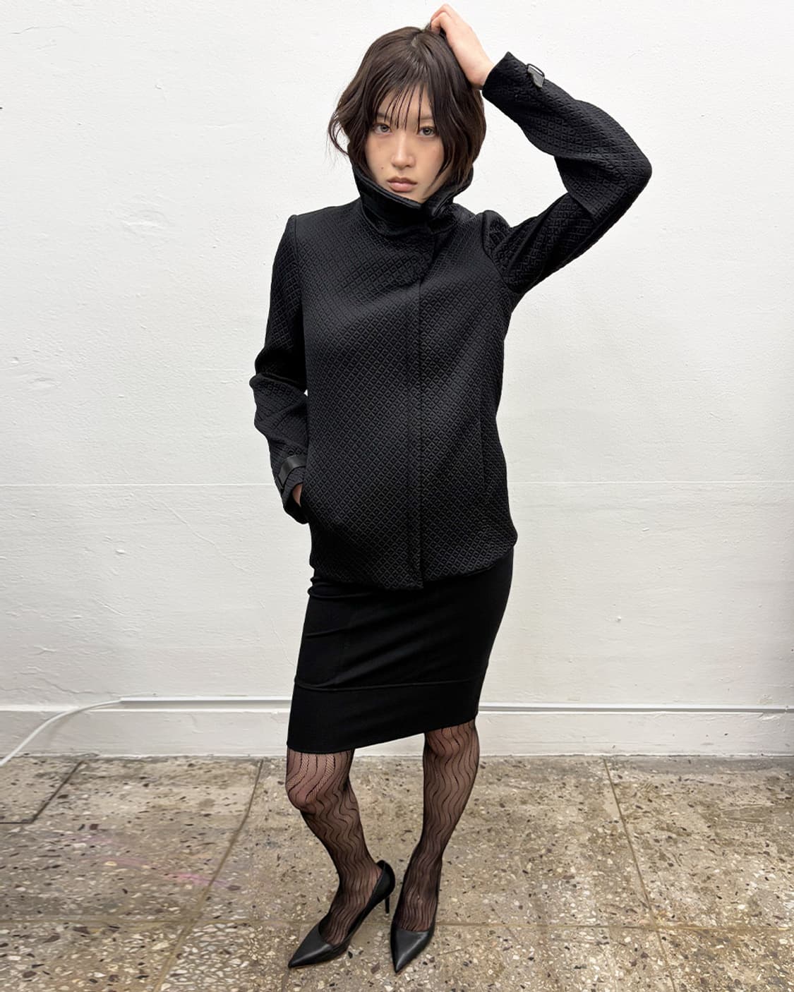 00s 엠포리오 아르마니 퀼티드 자켓 상품이미지7