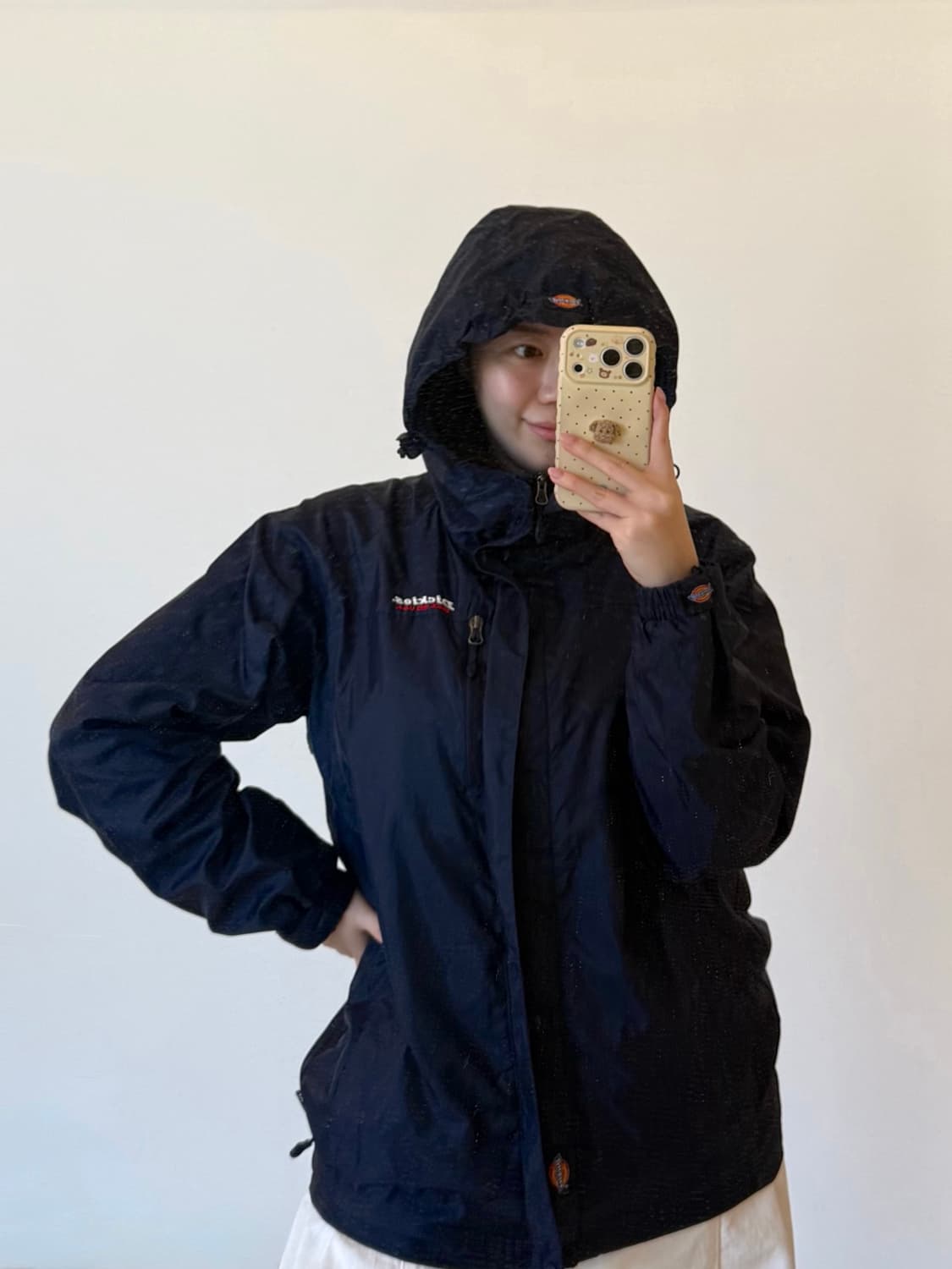 디키즈(Dickies) 집업져지 트랙탑 네이비  상품이미지2
