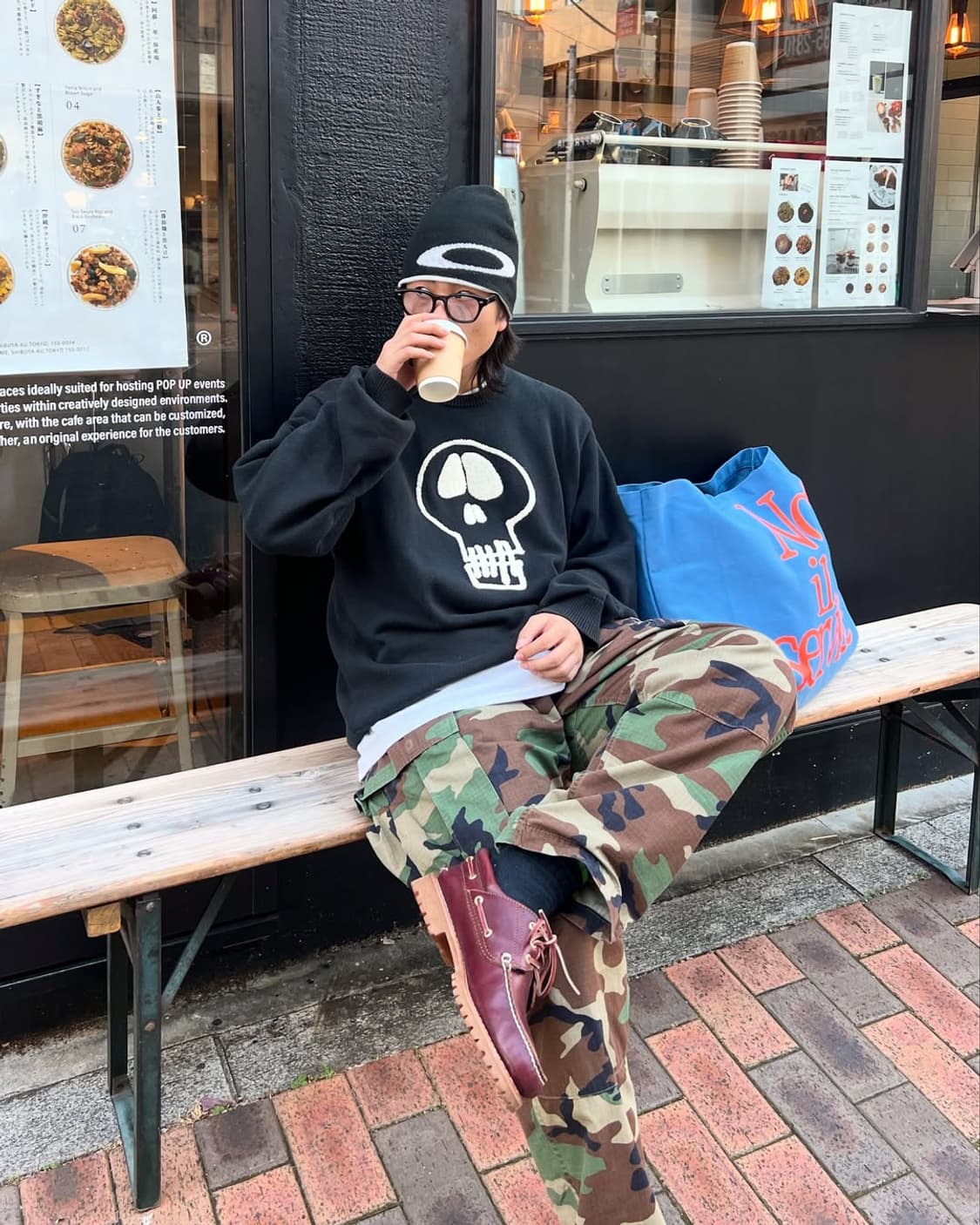 오클리 빅로고 비니 상품이미지1