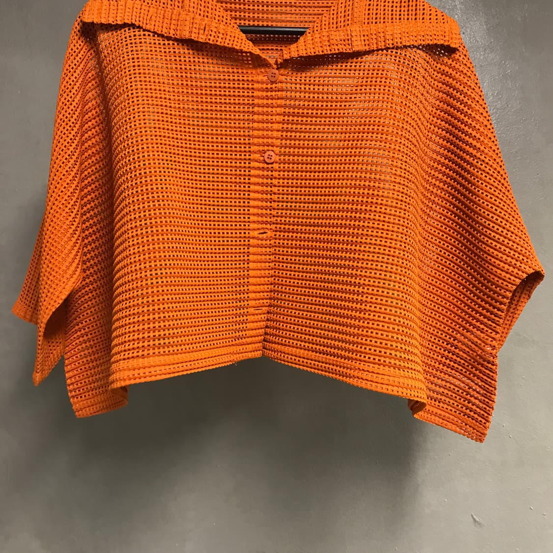 미 이세이 미야케 메쉬 자켓 오렌지 F(W) 상품이미지3