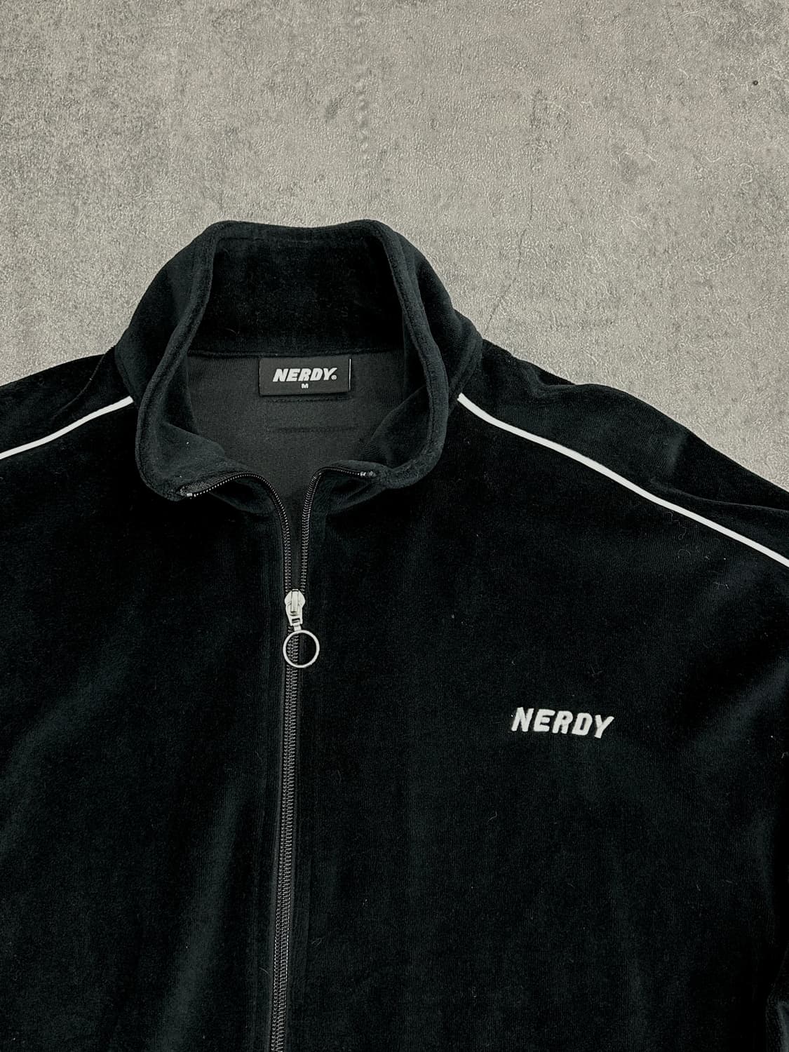 널디 벨벳 트랙탑 집업 상품이미지2