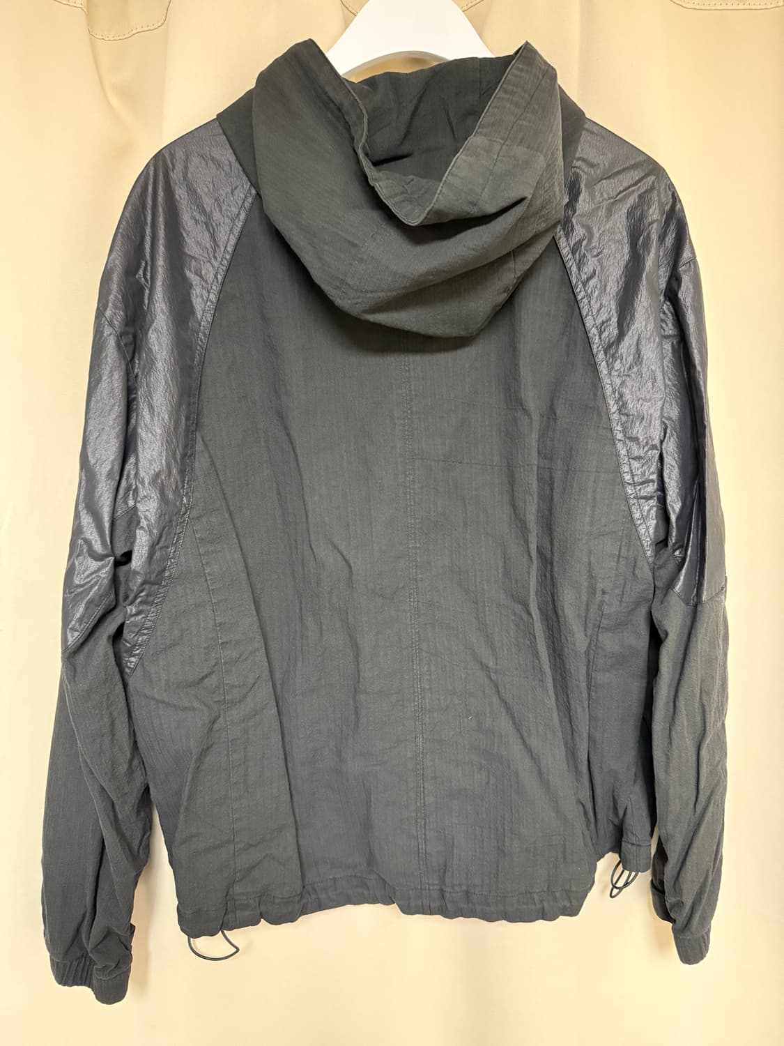 폴리테루 올드 블록 집 파카 블랙 스트라이프 & 글로시 블랙 2 팝니다 상품이미지2