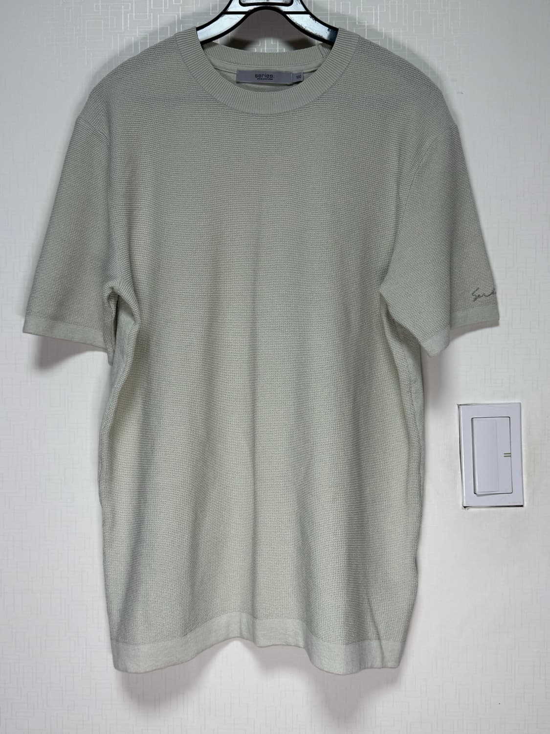 코오롱 시리즈 남성 니트 반팔 상품이미지1