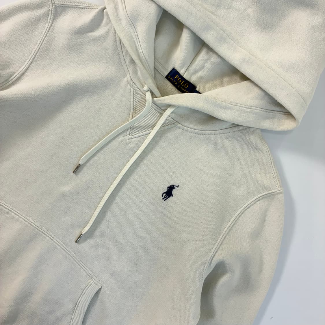 Polo  폴로 랄프로렌 자수 화이트 후드티  상품이미지3
