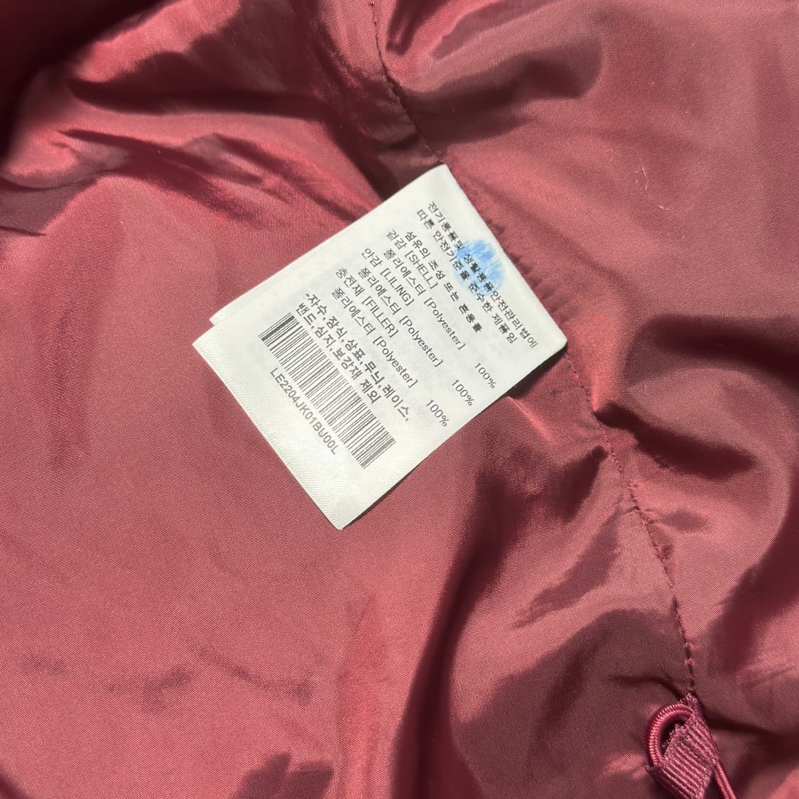 Lee 코듀로이 패딩 상품이미지5