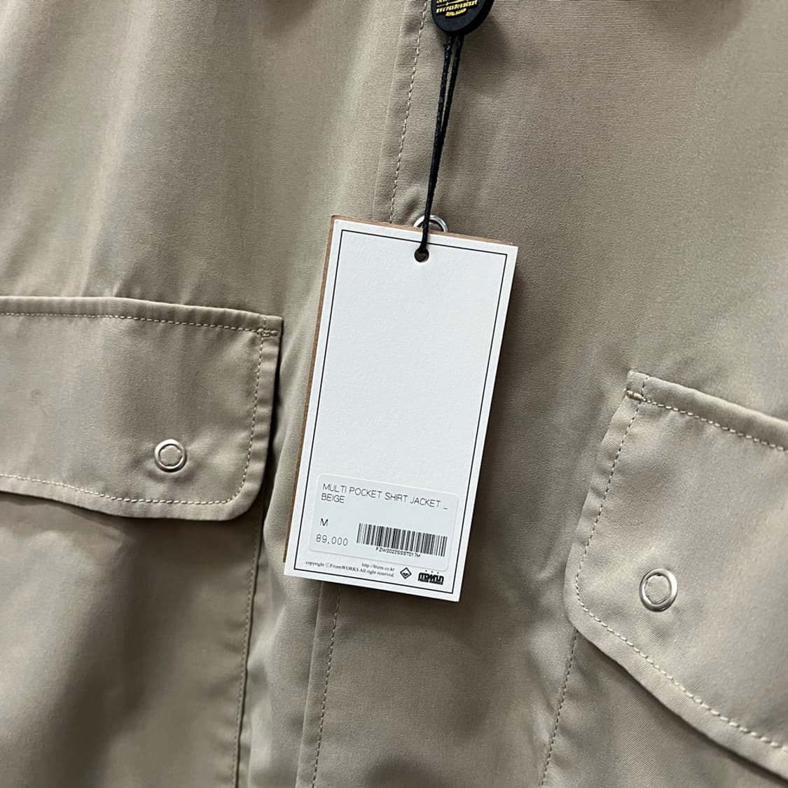프리즘웍스 데드스탁 멀티포켓 오버핏 셔츠 자켓 M 상품이미지4