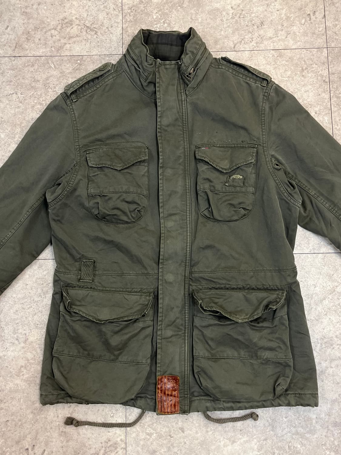 타미힐피거 밀리터리 자켓 카키 M #csz3034 상품이미지4