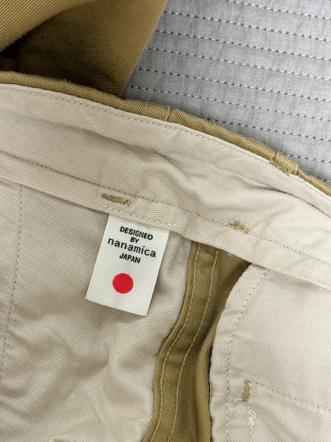 (34) 나나미카 와이드 치노 팬츠 카키 상품이미지3