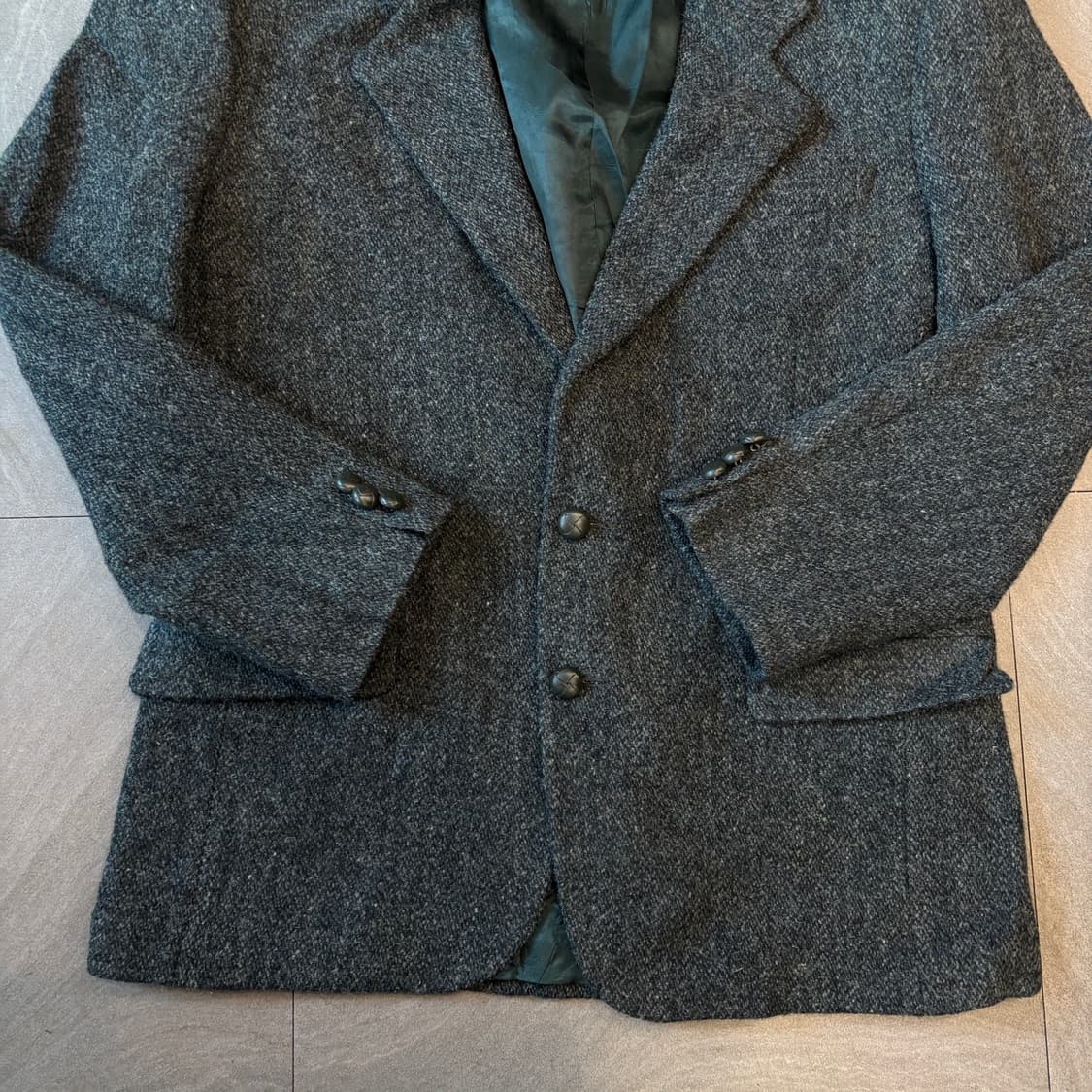 90년대 캐나다 생산 해리스트위드 울 자켓 상품이미지4
