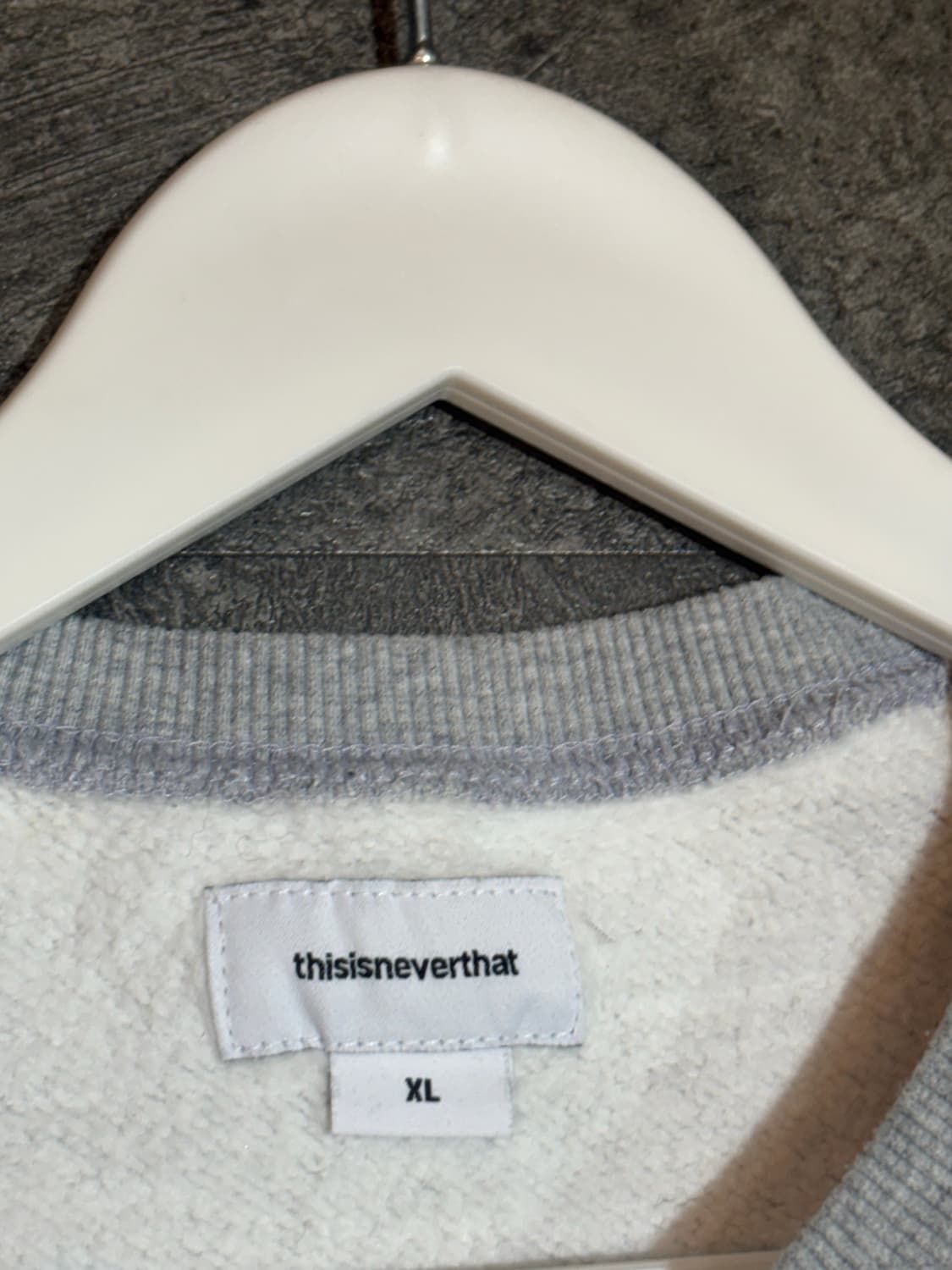 디스이즈네버댓 맨투맨 그레이 XL 상품이미지5