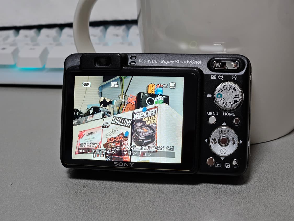 소니 사이버샷 w170 빈티지 디카 상품이미지4