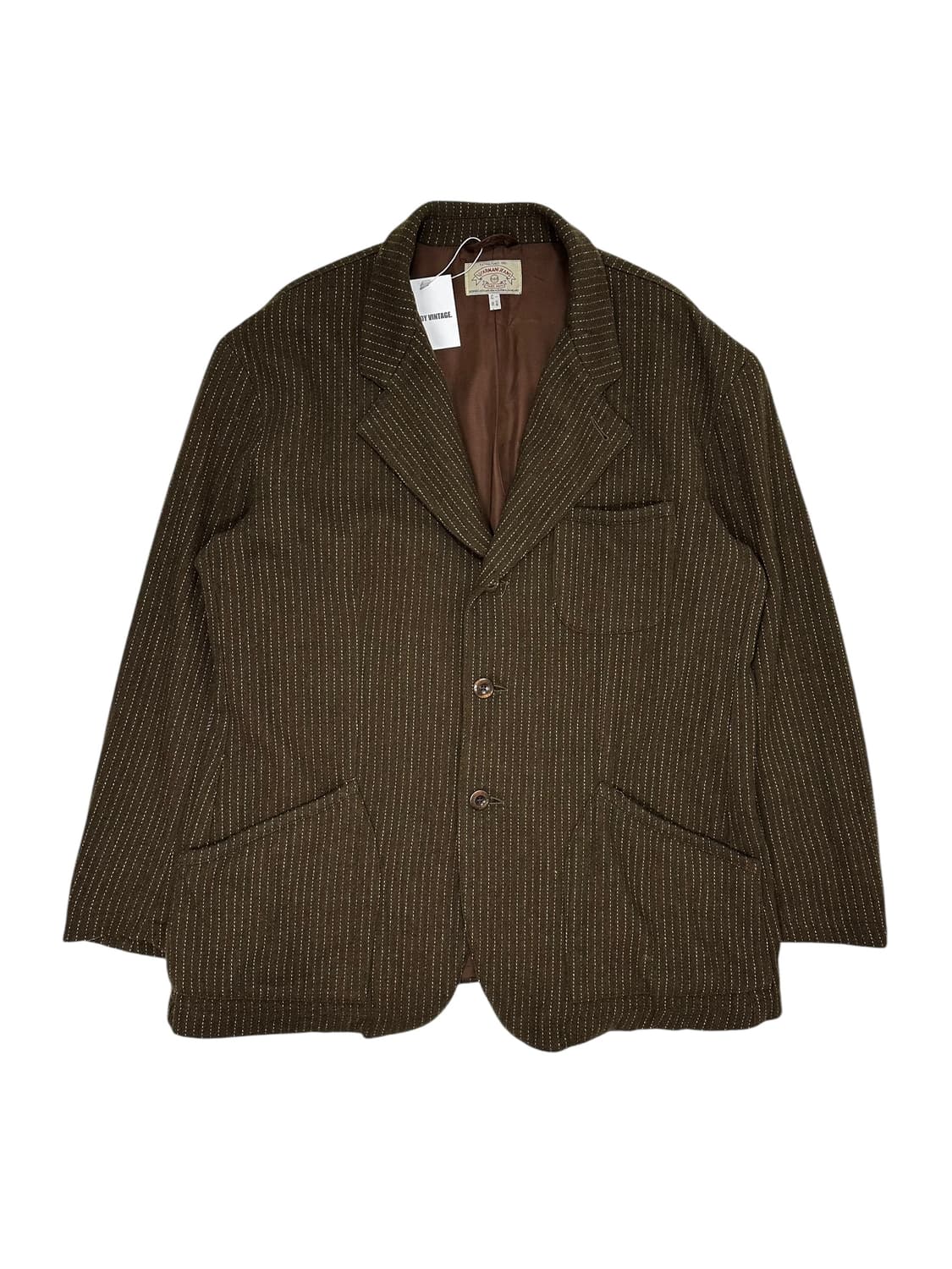 아르마니 진스 핀스트라이프 울 블레이저 상품이미지1