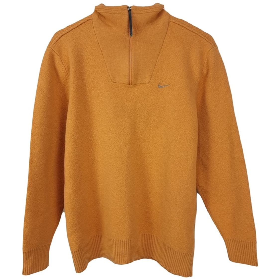 [나이키] 스우시 자수 하프집업 반집업 골프 니트 머스타드 M18779 상품이미지2