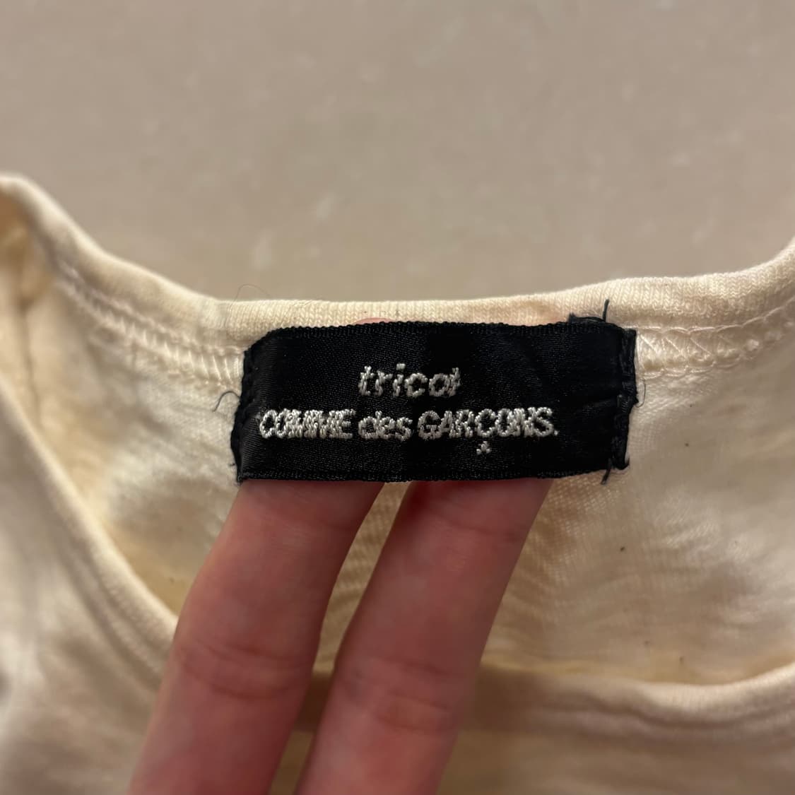 Tricot comme des garcons 트리콧 꼼데가르송 프린팅 티 상품이미지3