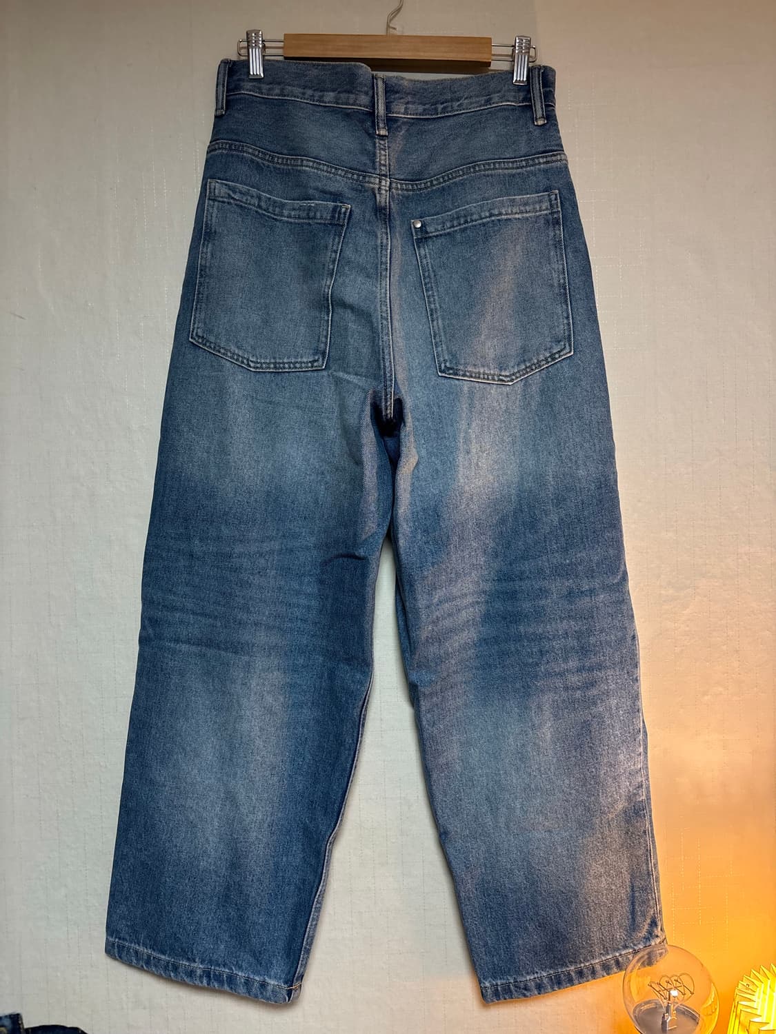 H&M 배기 루즈핏 데님 팬츠 상품이미지3
