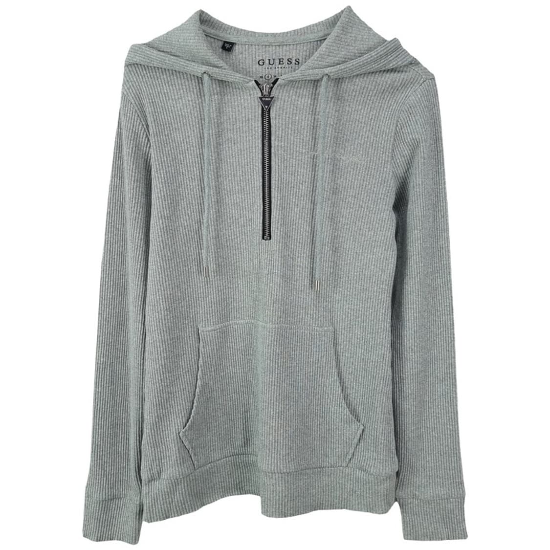 [게스] 비즈 하프집업 반집업 니트 후드티 그레이 M20087 상품이미지2