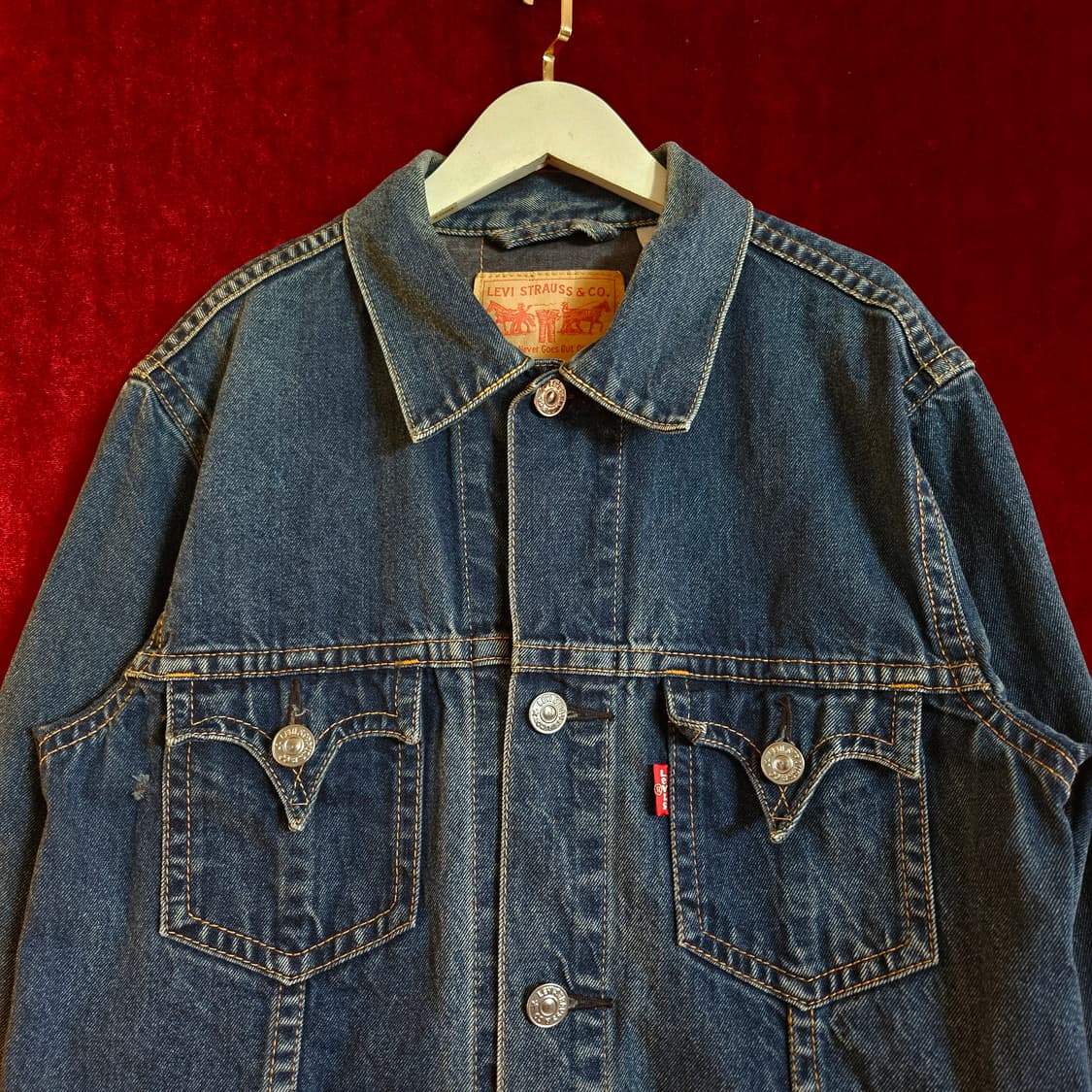 리바이스(Levis) 빈티지 타입원 데님자켓 XL size 상품이미지2