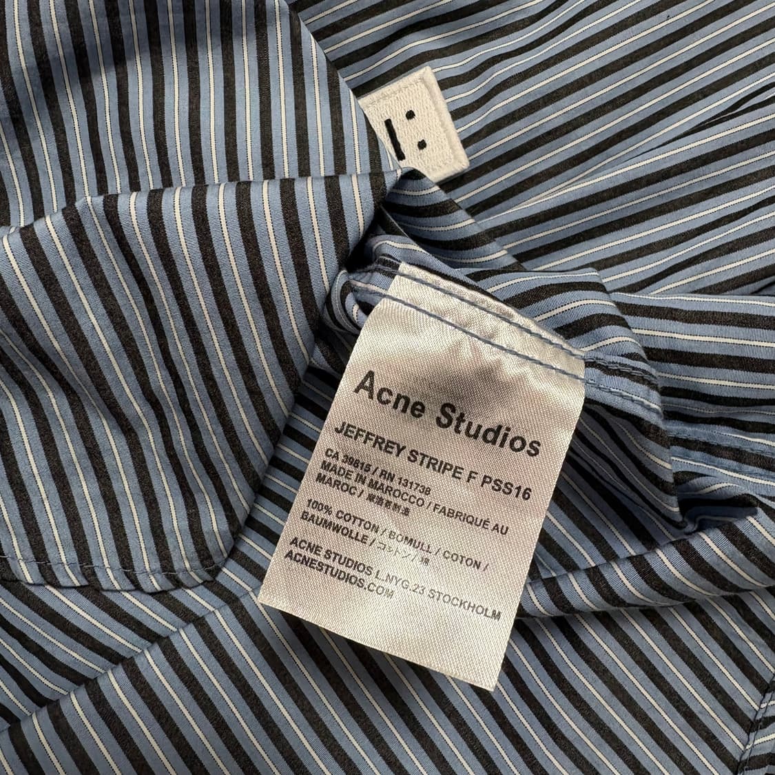아크네스튜디오 스트라이프 셔츠 상품이미지5