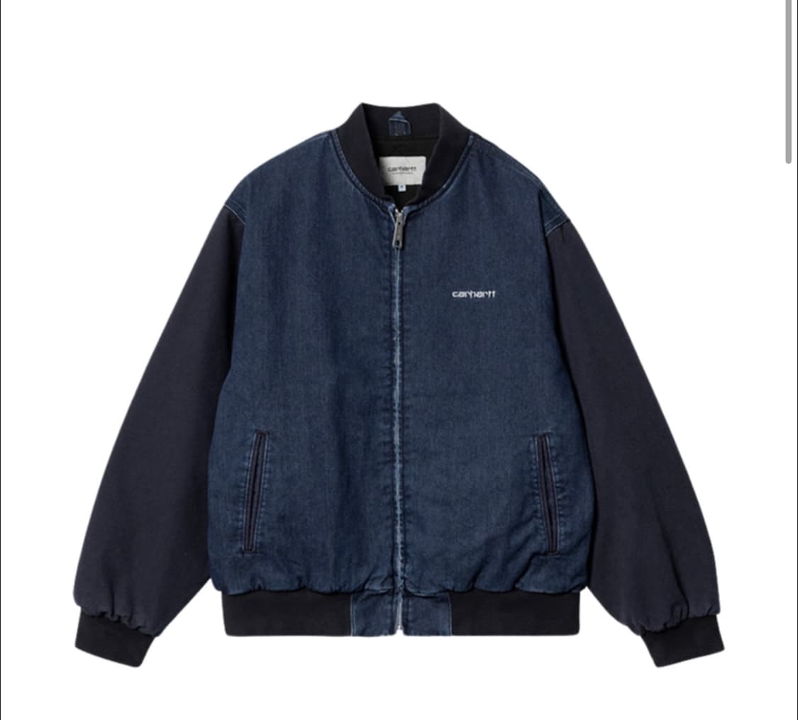 칼하트 wip 팍손 봄버 다크 네이비 상품이미지1