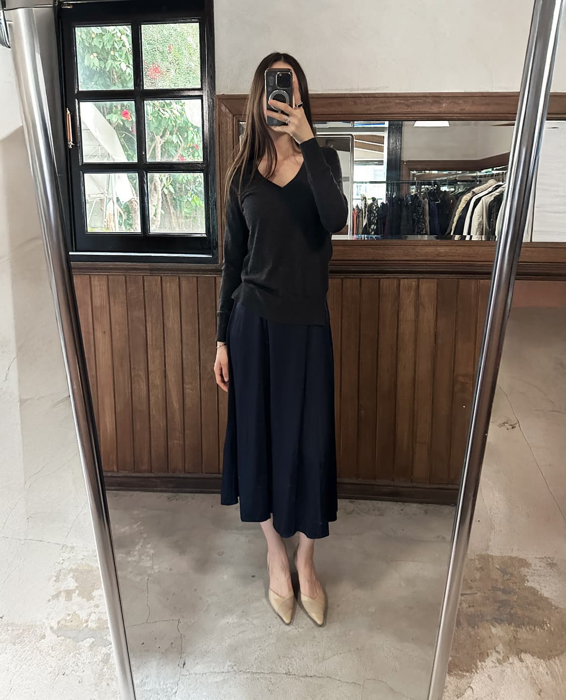 THEORY pleated midi skirt 상품이미지3