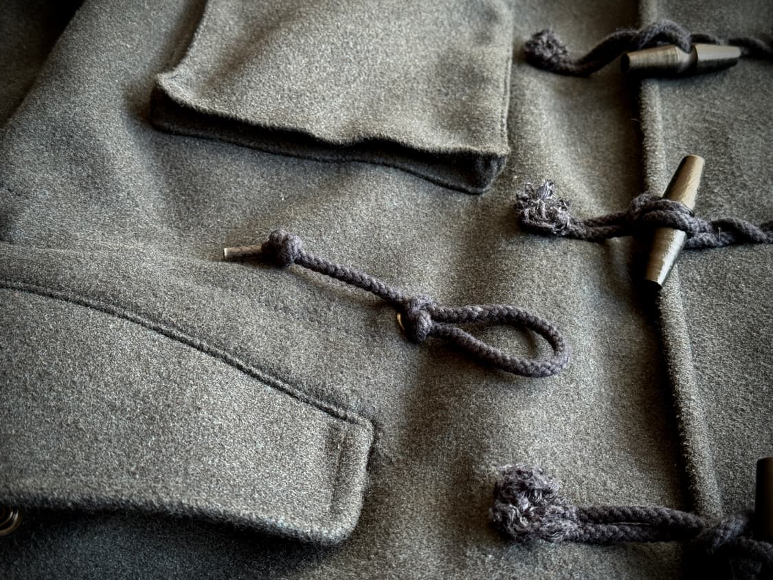 [BEAMS] 미드 레벨 밀리터리 더플 코트 (Charcoal) 상품이미지4