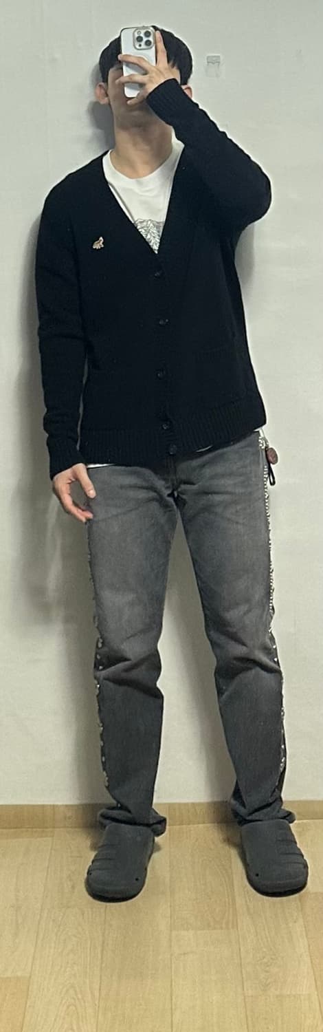 메종키츠네 베이비 폭스 패치 가디건 상품이미지5