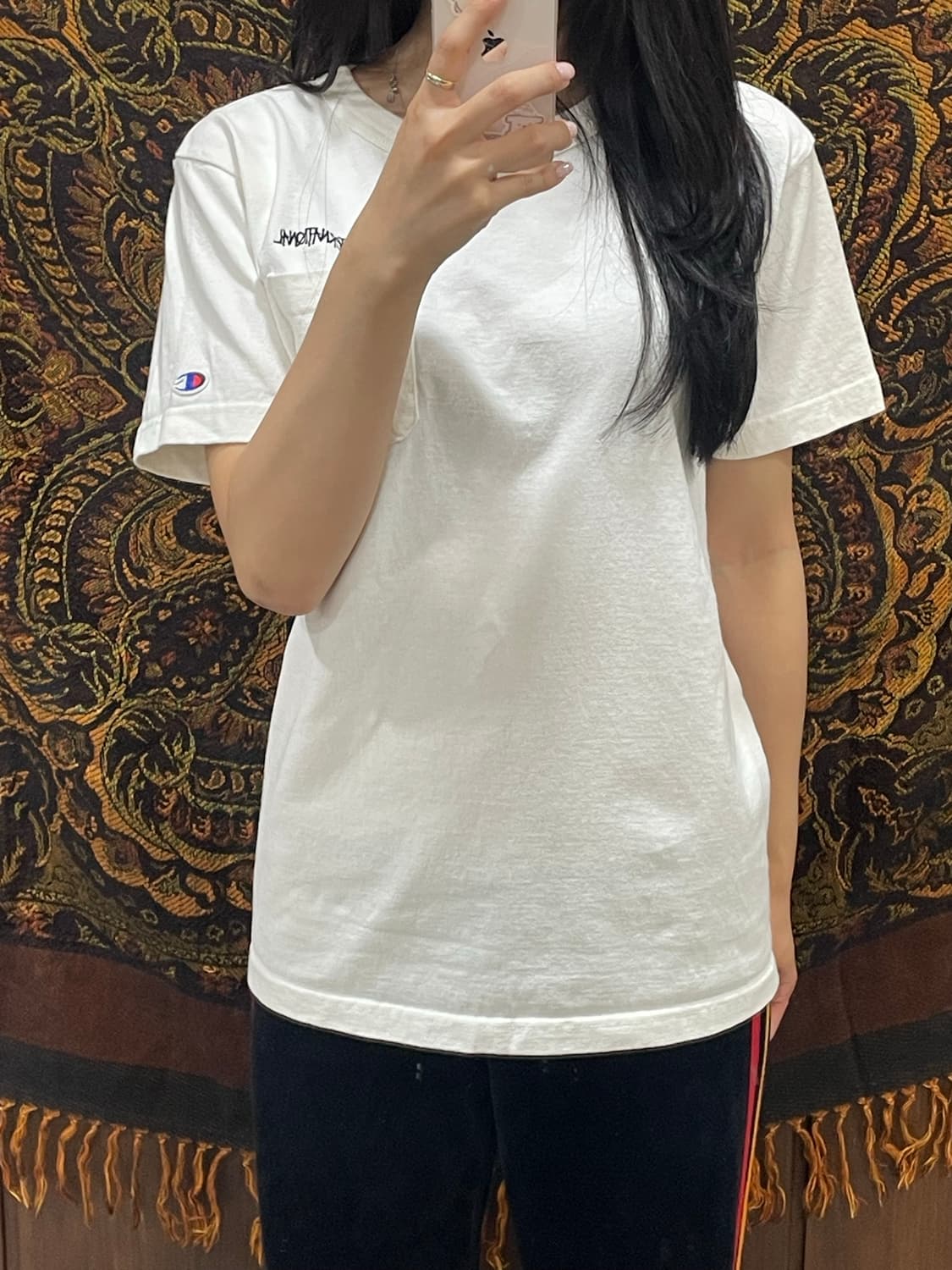 스투시 챔피온 USA 반팔 티셔츠 S 상품이미지7