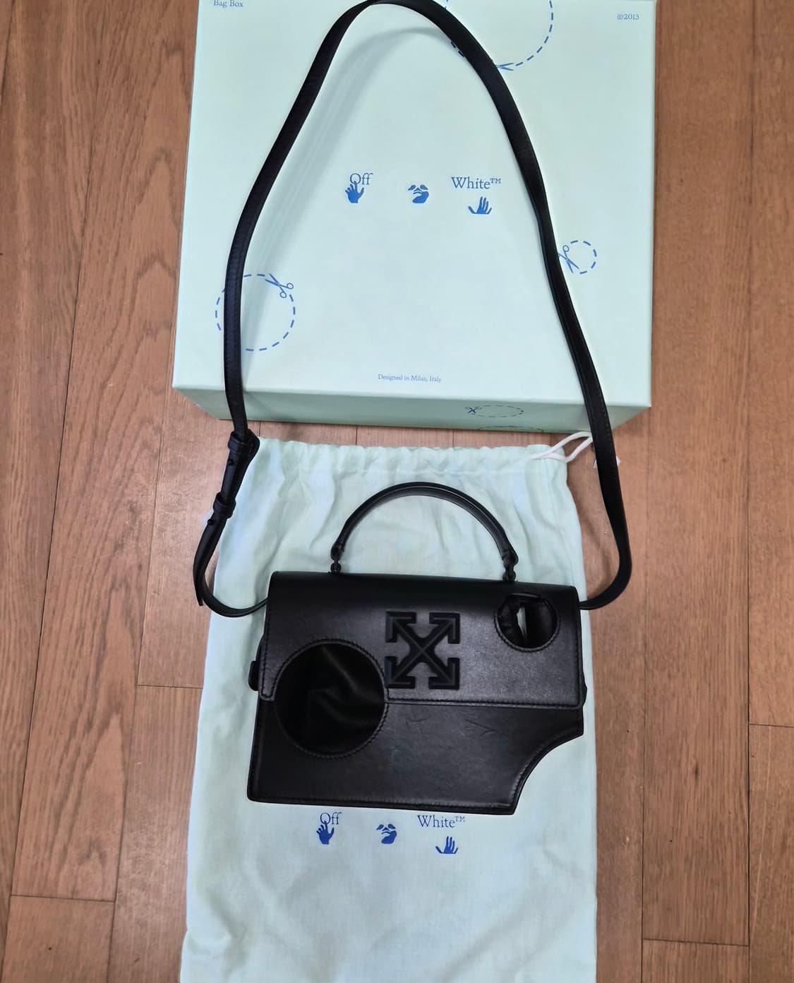 (정품) 오프화이트 지트니 크로스백 (명품 여자 가방 숄더백 디아그 플랩 상품이미지2