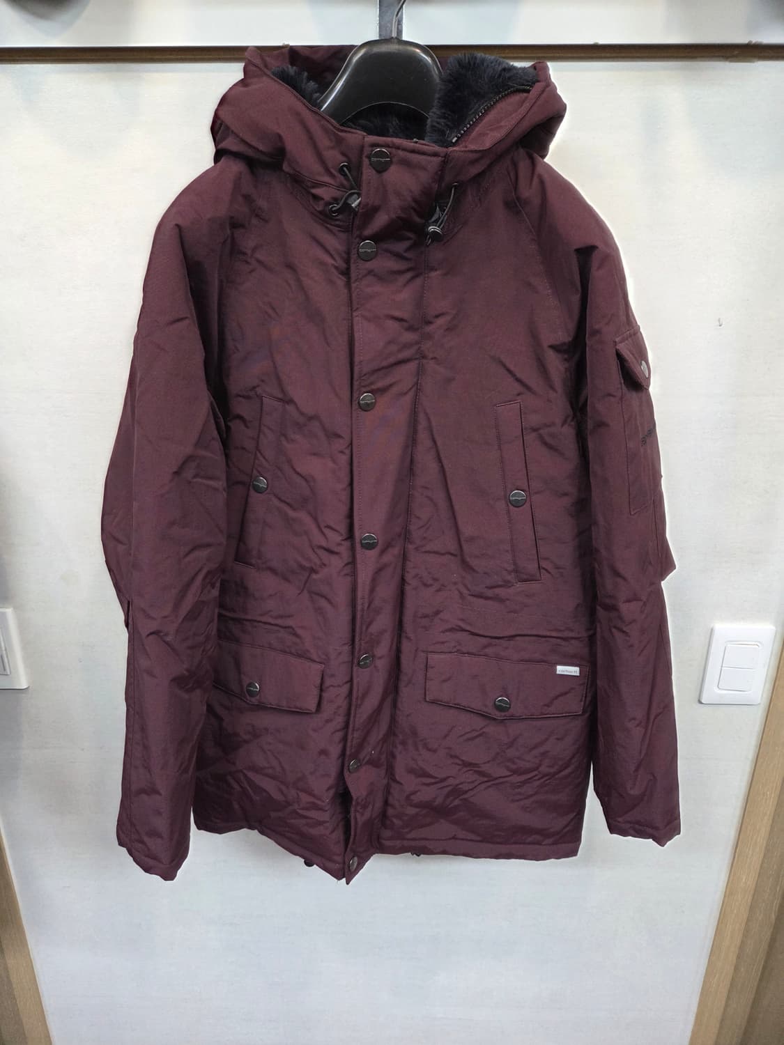 칼하트 앵커리지 파카 패딩 s 버건디  상품이미지1