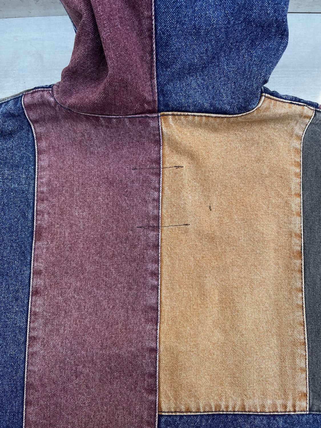 Stick Potato 90s 데님 패치워크 아노락 상품이미지7