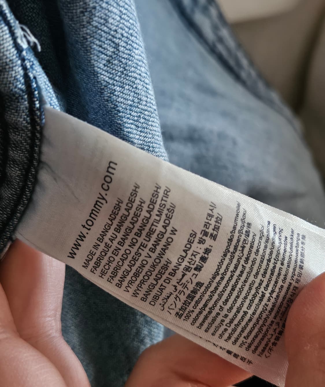 타미 진스 데님 셔츠M/빈티지 상품이미지7