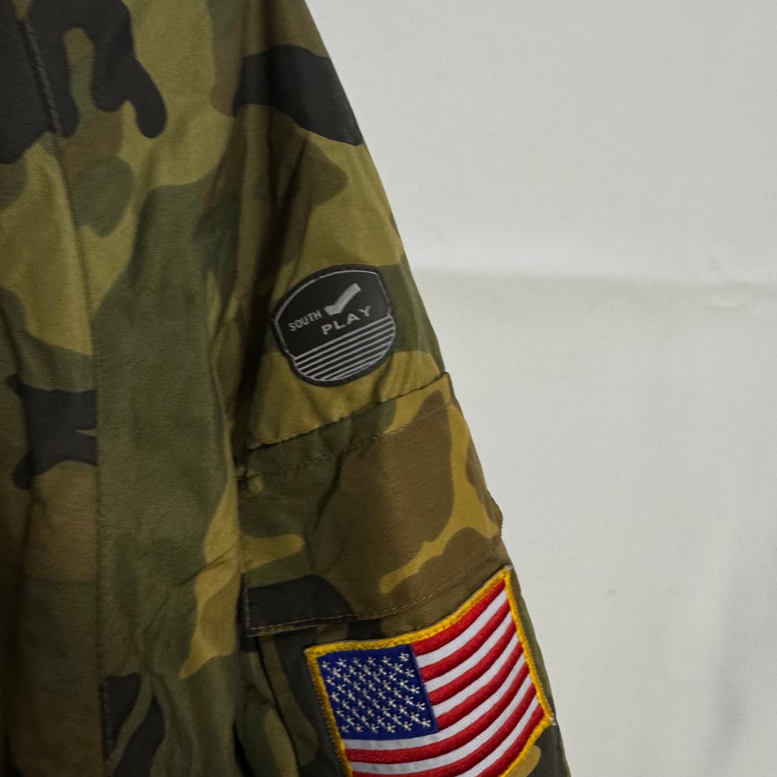 사우스플레이 성조기 와펜 카모 밀리터리 자켓 상품이미지4