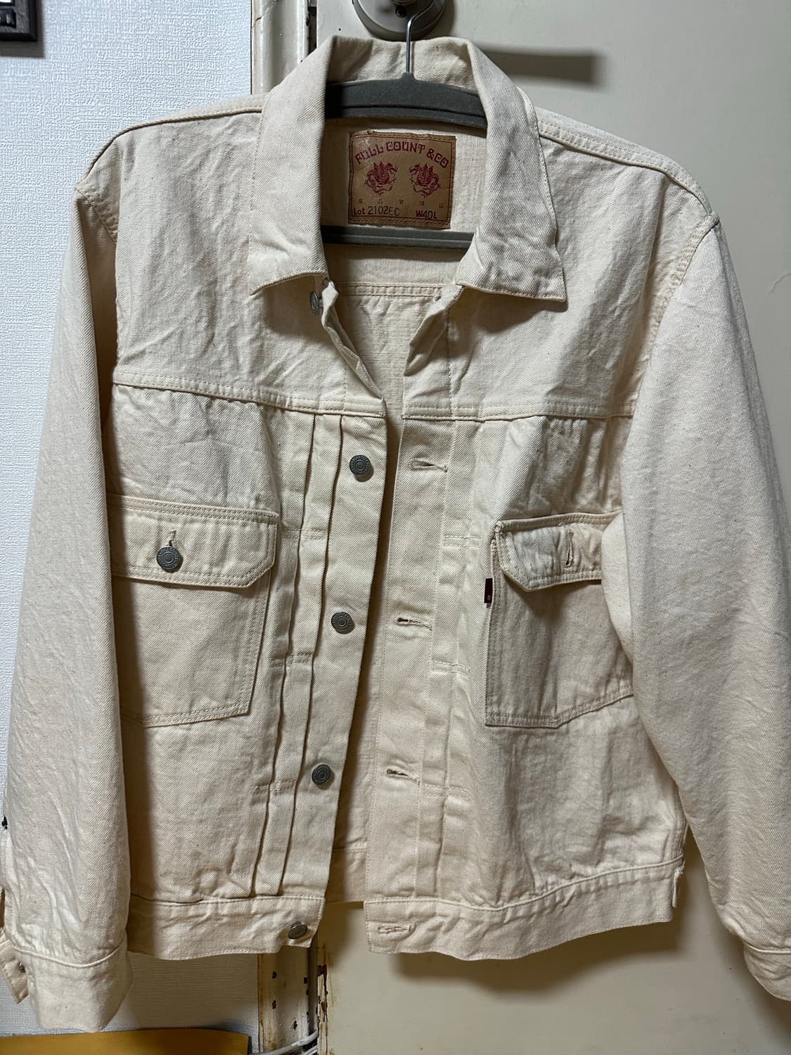 풀카운트 2세대 에크루 청자켓 (2102EC) 상품이미지2