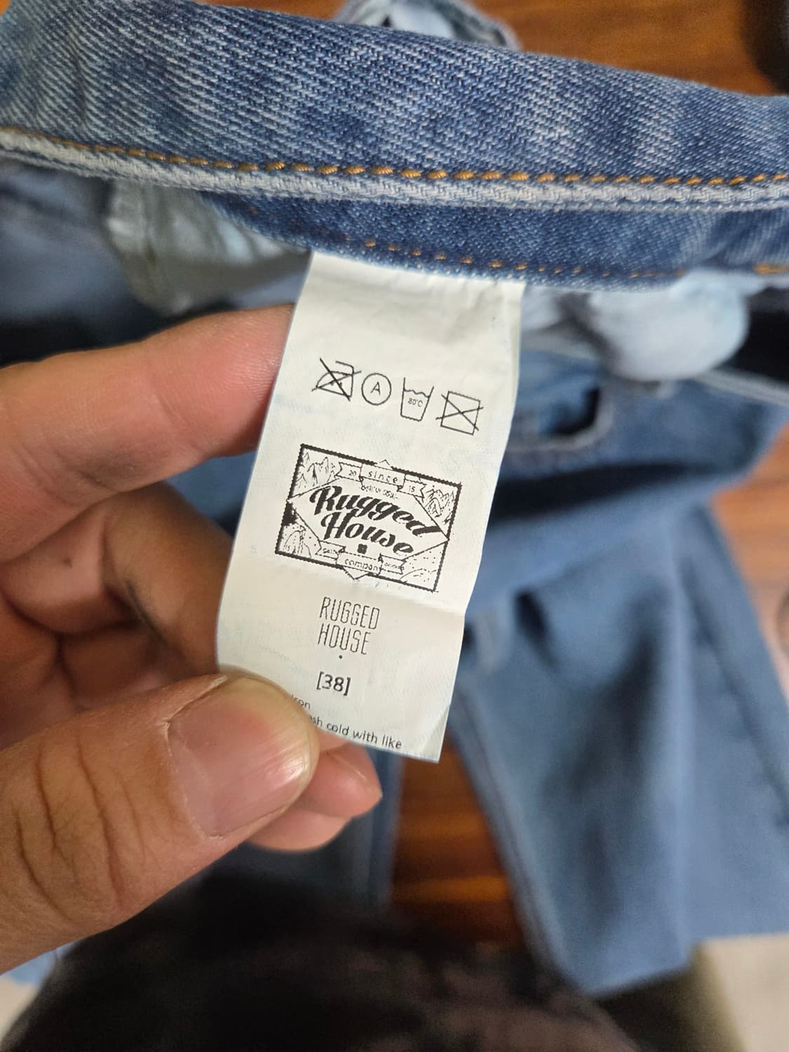 러기드하우스 아메카지 데님팬츠 38 테이퍼드  상품이미지3