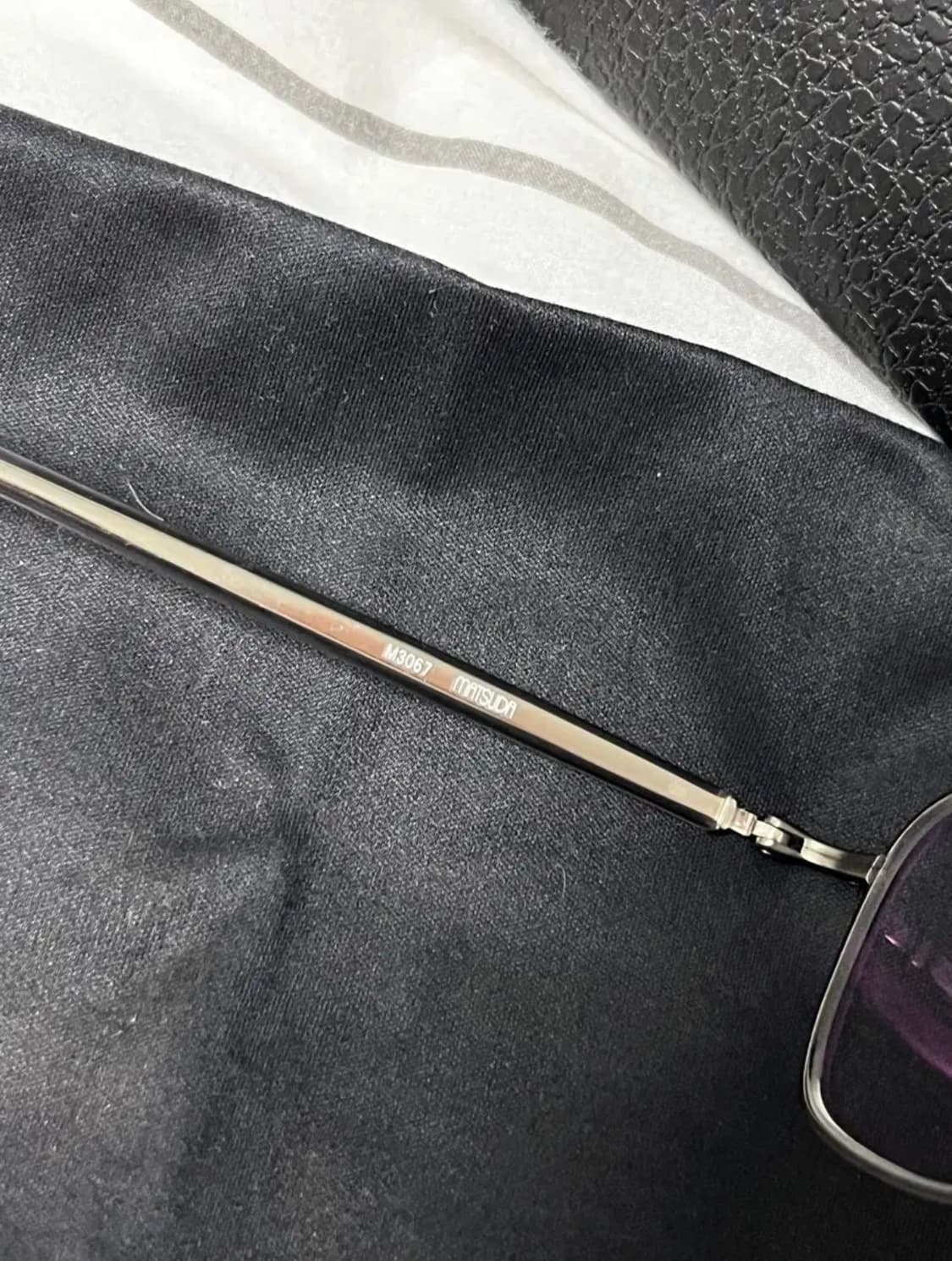 마츠다 M3067 티타늄 스퀘어 안경 상품이미지3