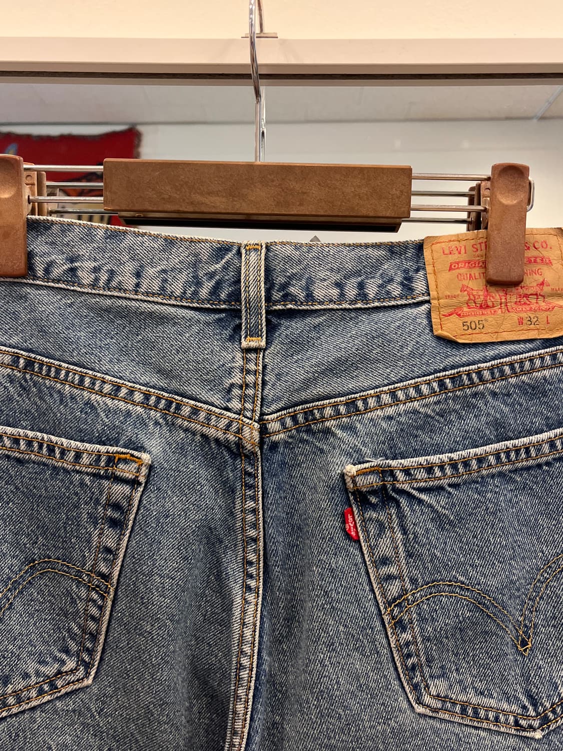 00s Levis 리바이스 505 데님 쇼츠 팬츠 (30-31inch) 상품이미지5