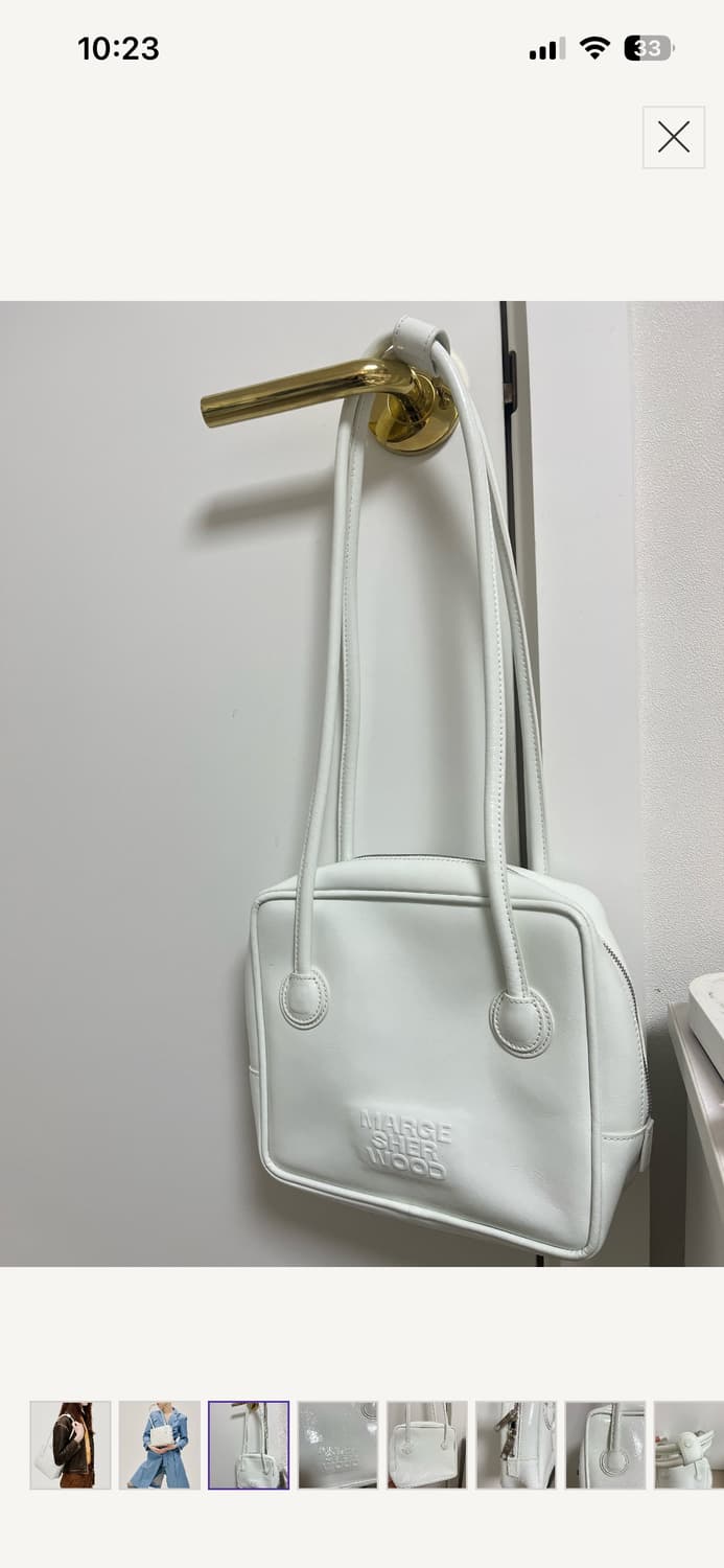 마지셔우드 파이핑 숄더백 상품이미지3