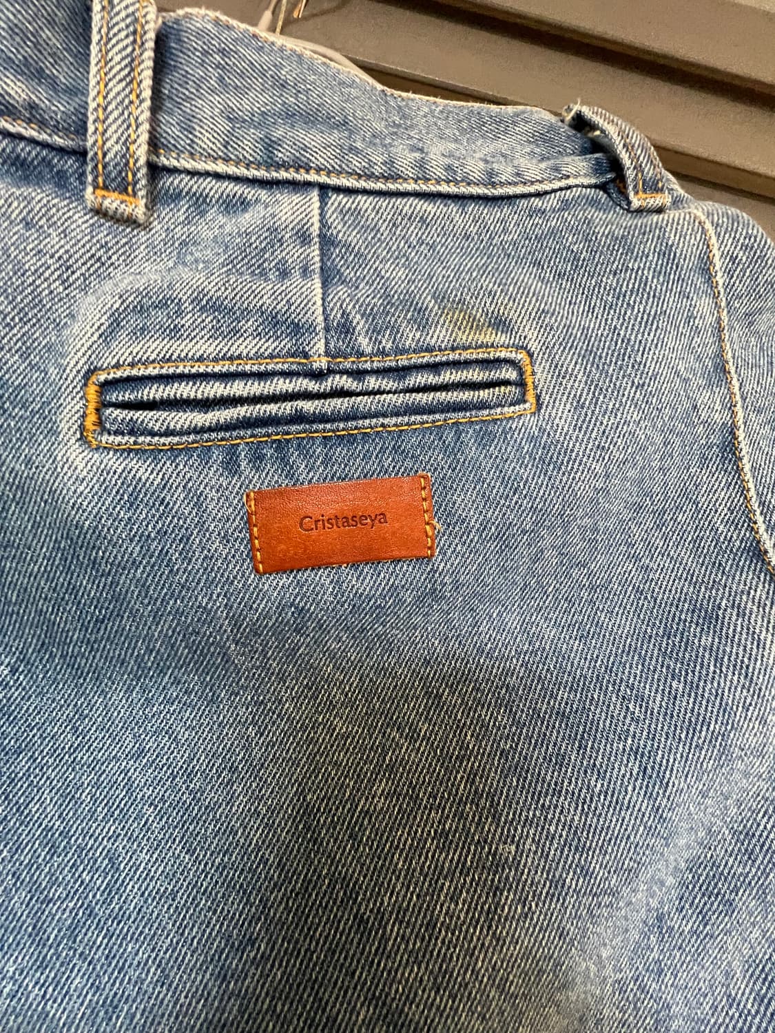 크리스타 세야 블리치드 데님  S 상품이미지3