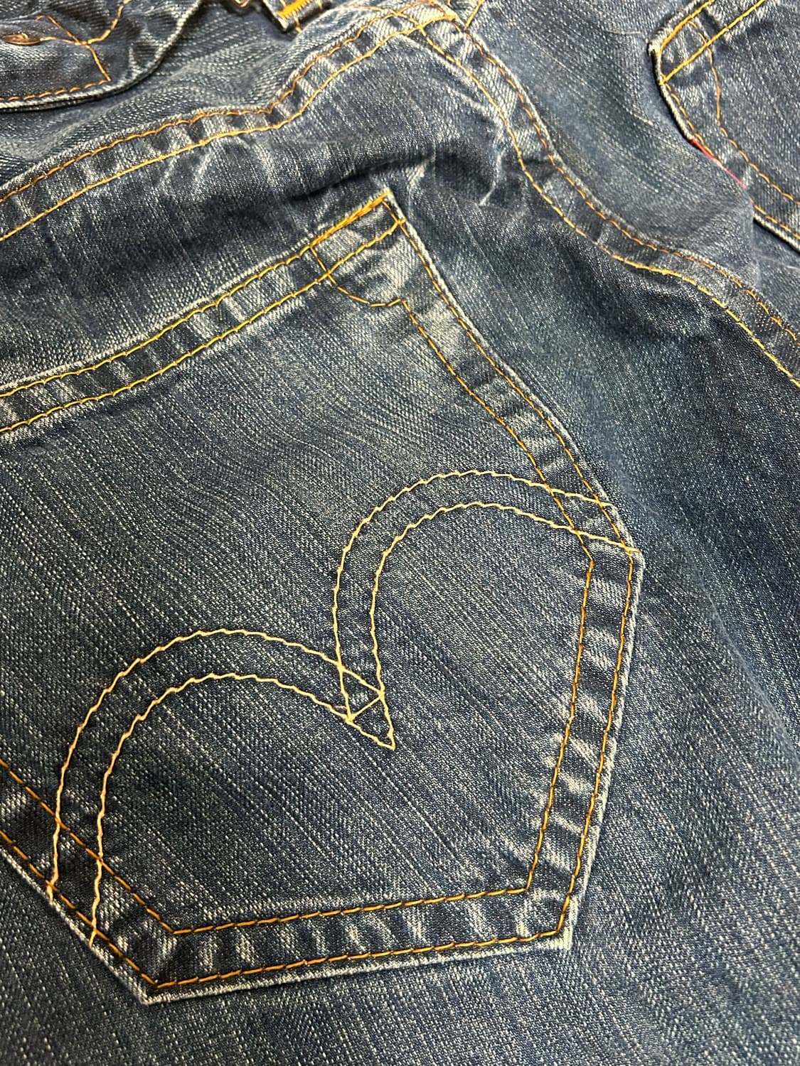 00s 빈티지 리바이스 레드 신치백 데님팬츠 상품이미지5