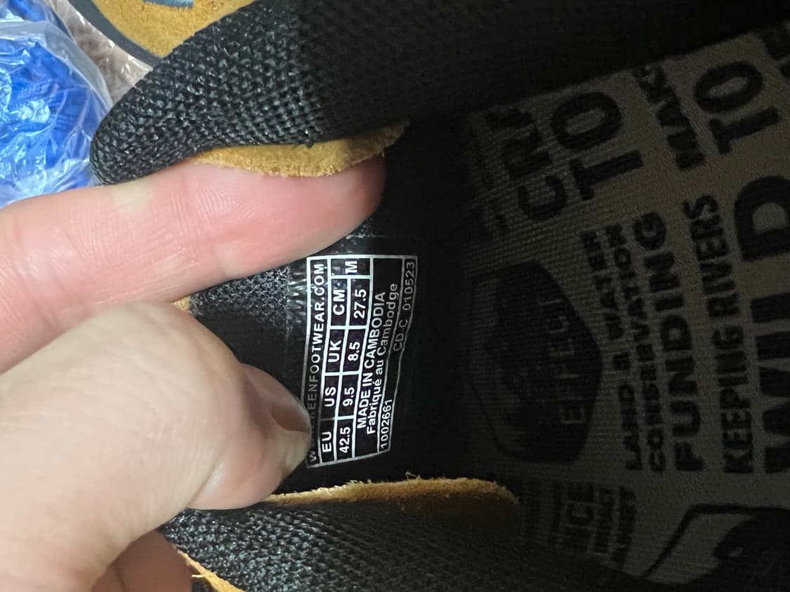 킨 재스퍼 스웨이드 스니커즈 카멜 275 판매 상품이미지6