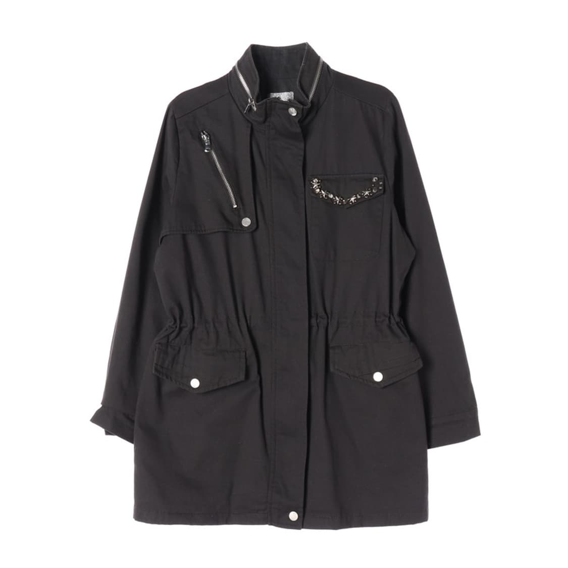 yetts 예츠 코튼 워크 야상 자켓 블랙 55 상품이미지1