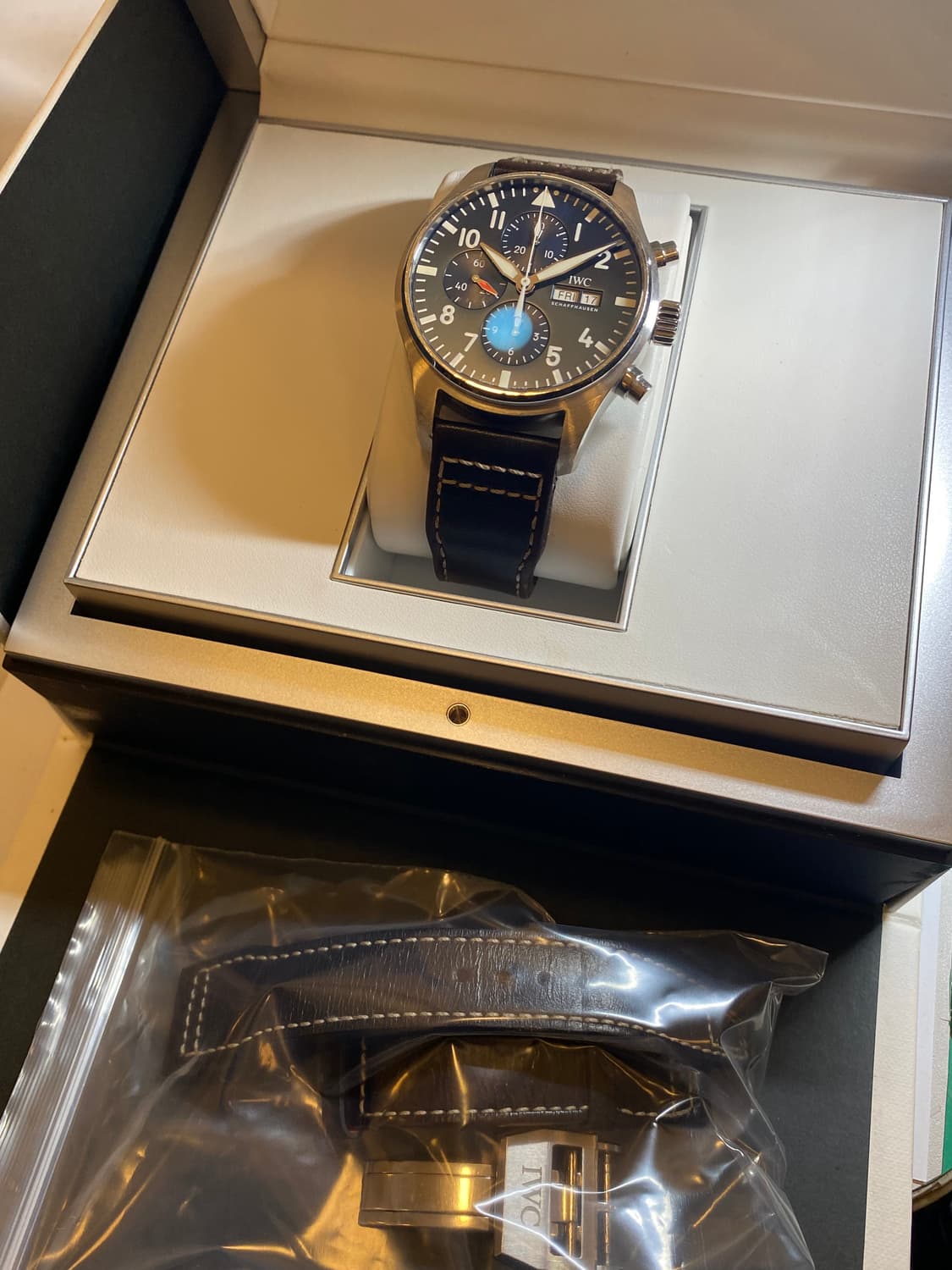 Iwc 파일럿 마크 18 청판 어린왕자 시계 상품이미지3