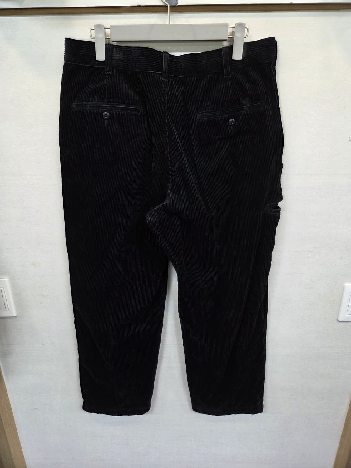 유니클로 u 와이드 코듀로이 팬츠 블랙 85 대략 32 상품이미지2